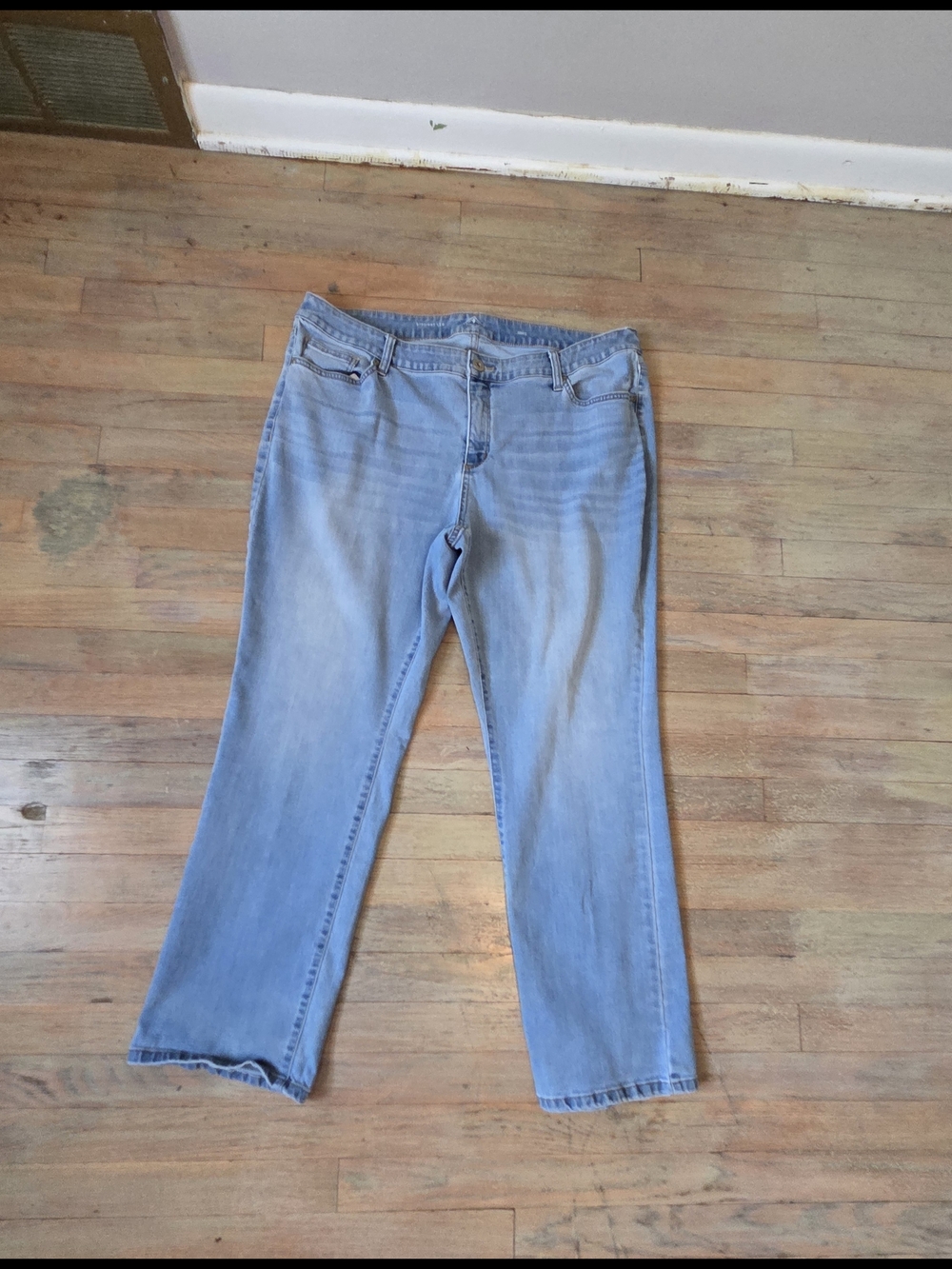 St. John’s Bay Light Blue Straight Leg Jeans